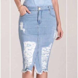 SAIA JEANS DETALHES EM DESTROYED 89667